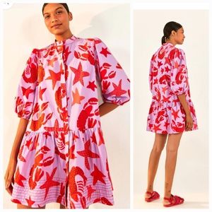 Farm Rio Printed Minidress